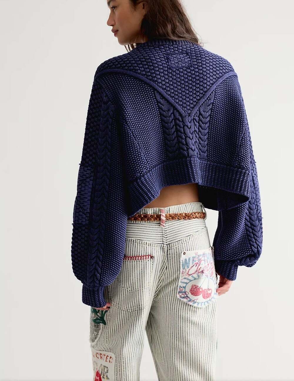 We The Free Sasha Cotton Cardi Size Small NWT - Picture 2 of 4